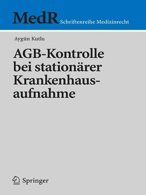 cover image of AGB-Kontrolle bei stationärer Krankenhausaufnahme